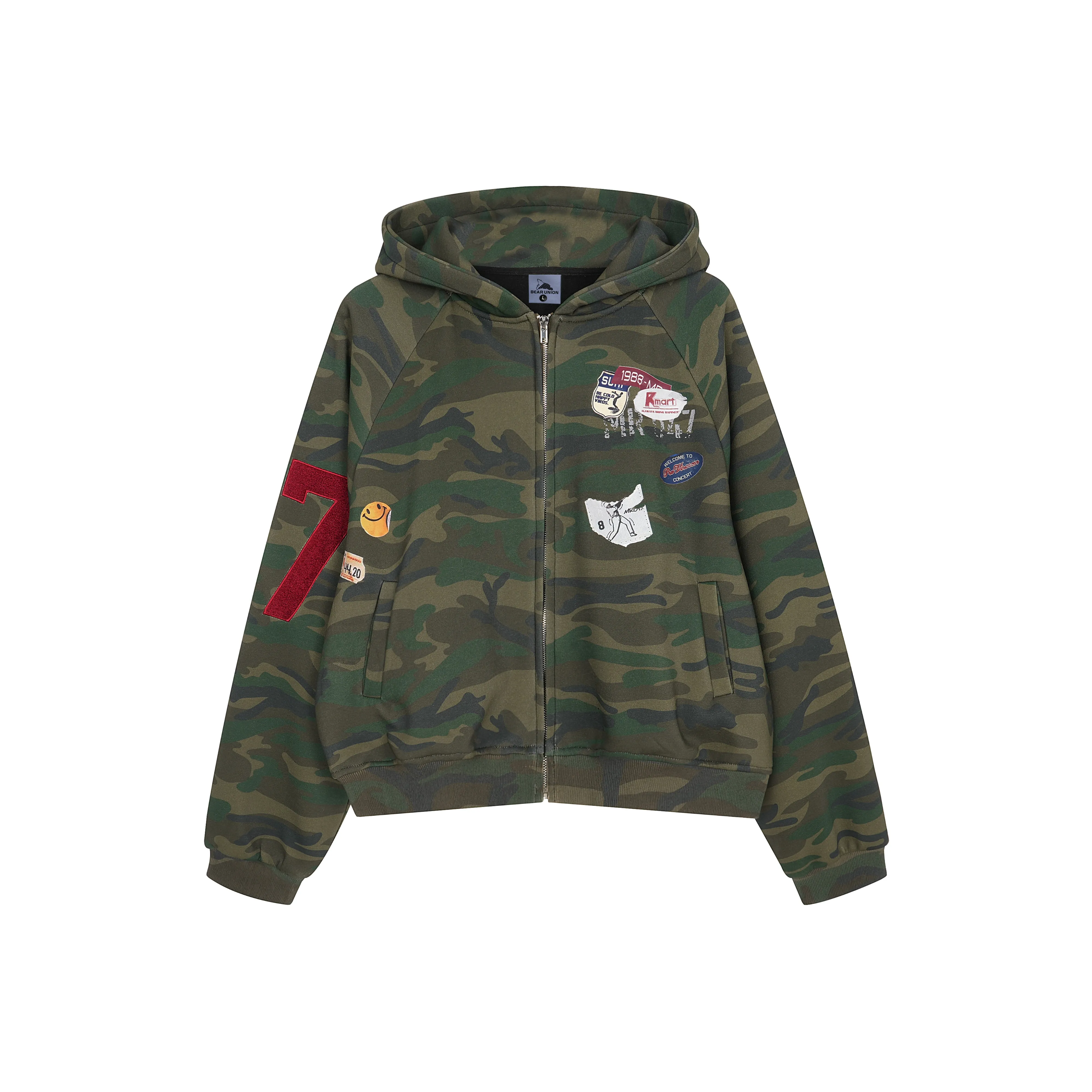 BEAR UNION Зеленый Унисекс Свитшоты