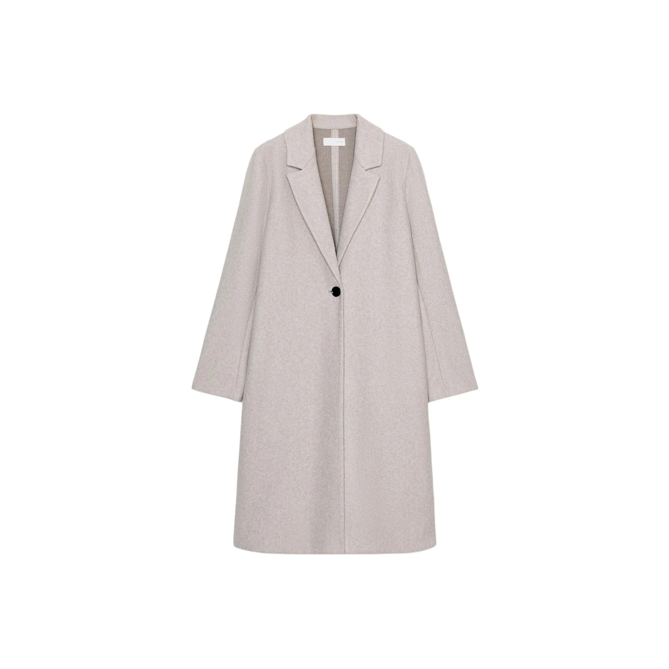 ZARA Пальто с принтом зебры и меха норки для женщин