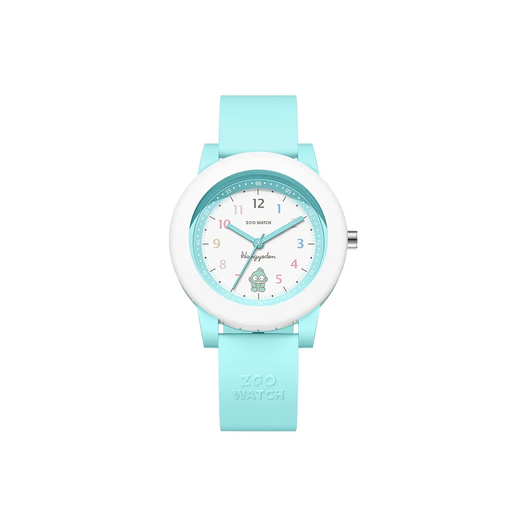 Zgo Sanrio Кварцевый механизм силиконовый ремешок часы женские белый циферблат