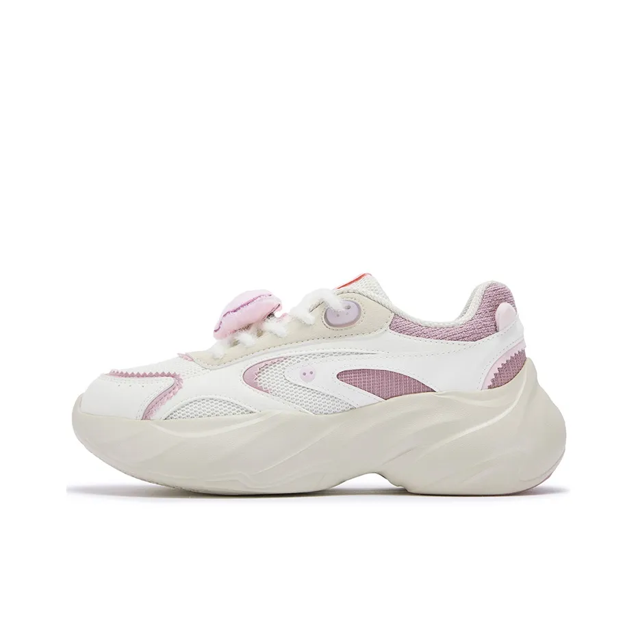 361° PeppaPig Penguin Shoes Устойчивые к истиранию амортизаторы Низкий топ Повседневная обувь Женская Пыльно-розовый