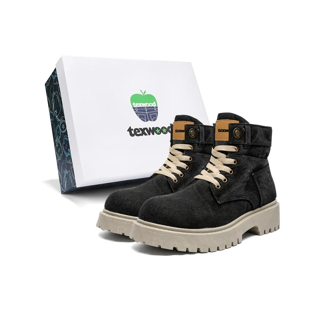 TEXWOOD Колено Высокая Мартин Ботинок Мужской