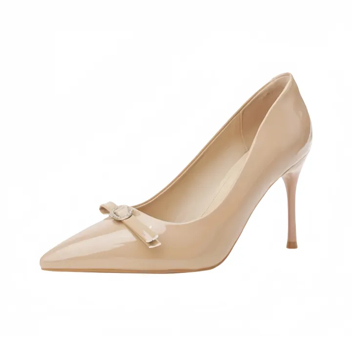 ANGEL BOY Xiumengmian 3D Коробка Moonlit Elegance Заостренный носок Модный тренд Сексуальный Узкий каблук Женские Высокие каблуки Женские