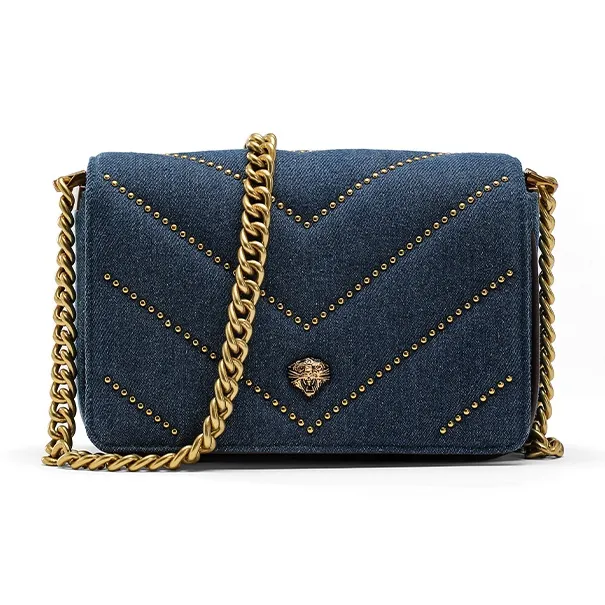 Ed Hardy Classic Series Деним Сумка через плечо Стандартная Женская Klein Синий