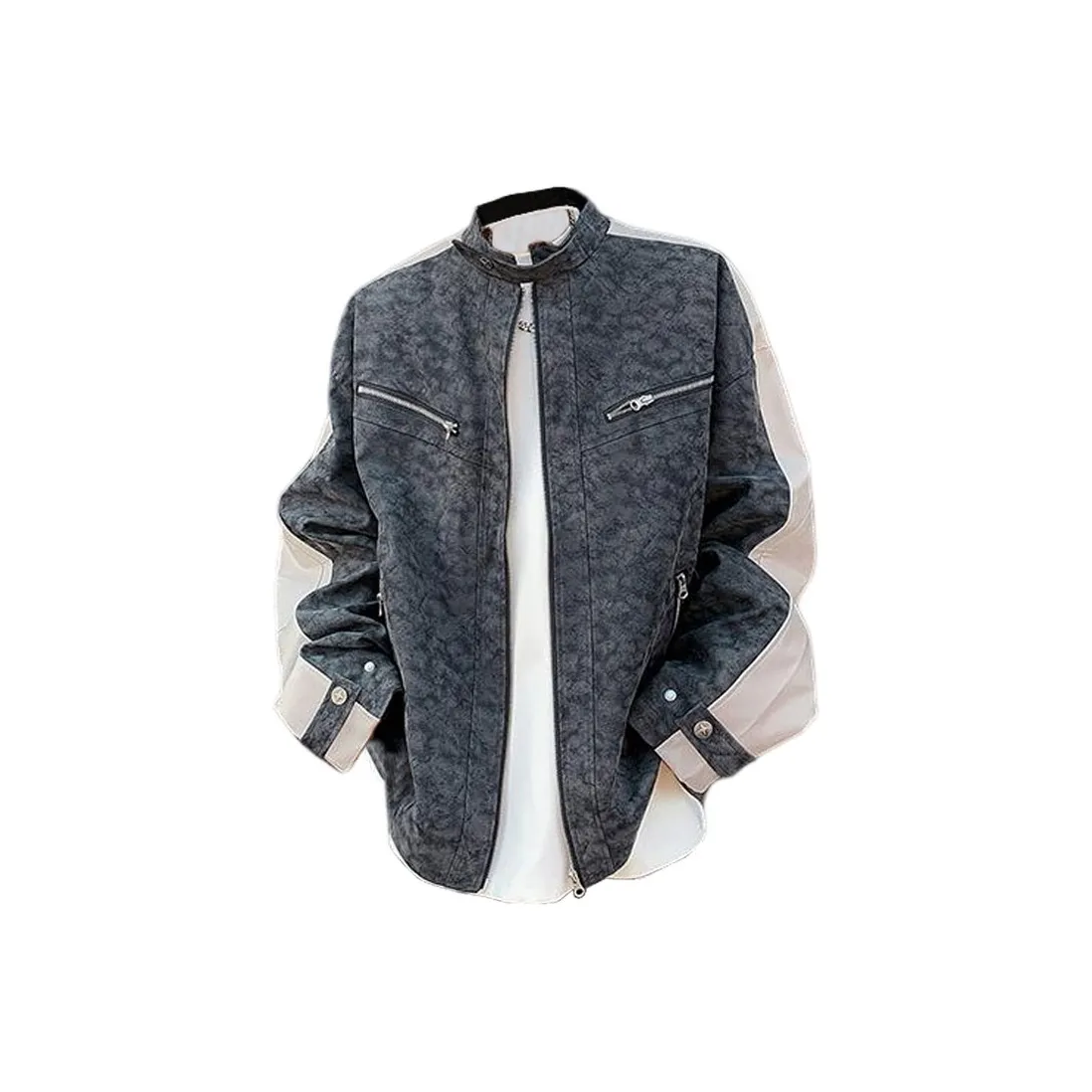 Mulinsen Серый Унисекс Кожаные куртки