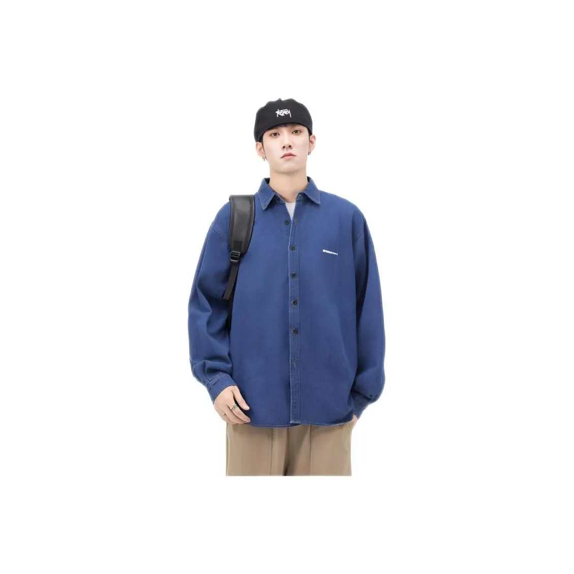 ZHIO Синий Унисекс Рубашки