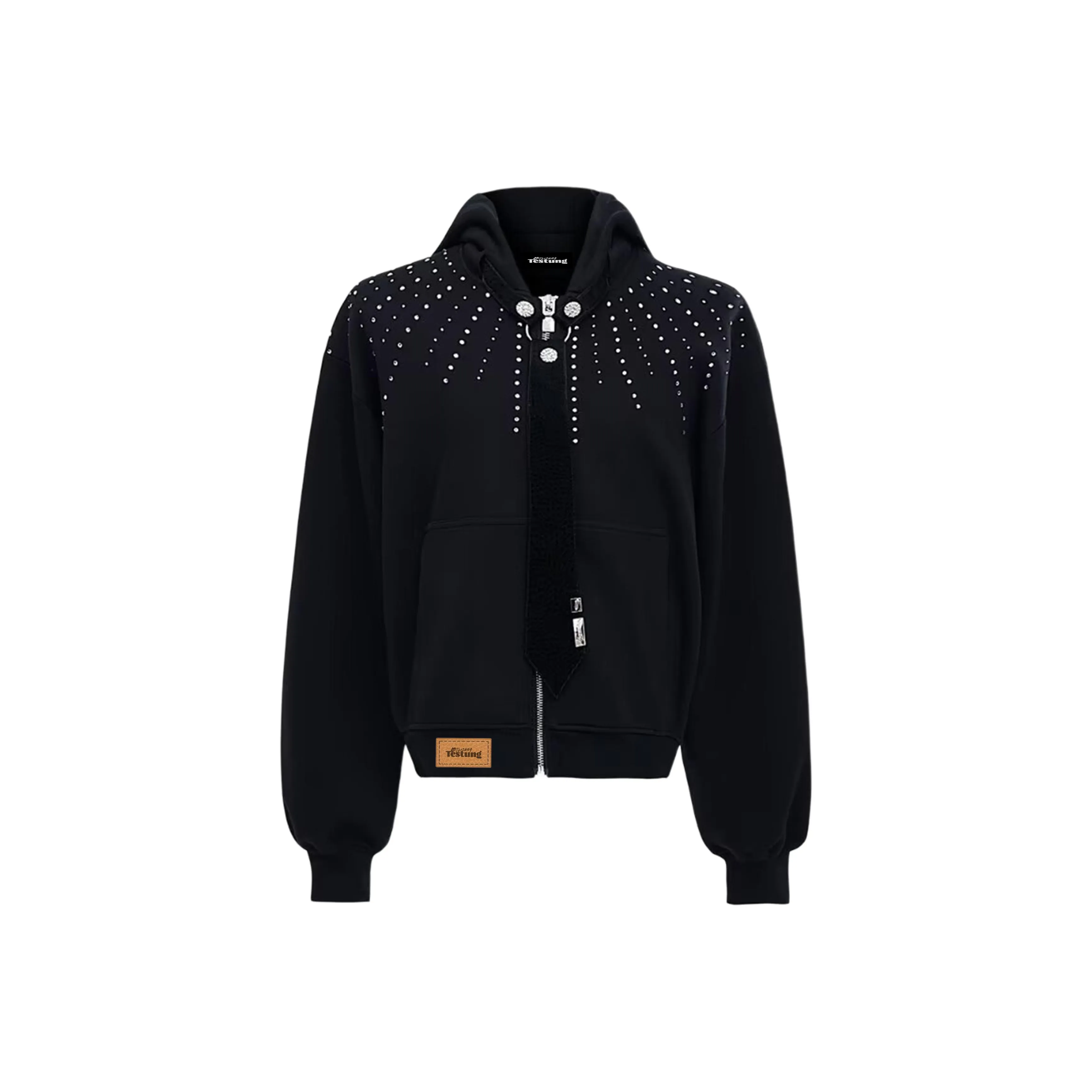 TESTUNG Длинный рукав худи унисекс