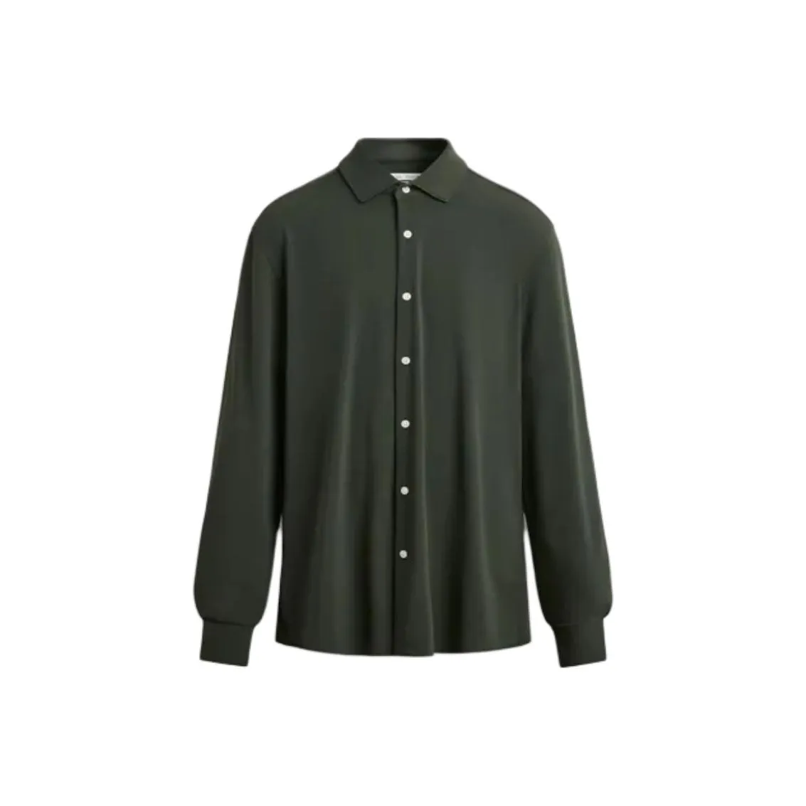 ZARA Темно-зеленые мужские рубашки