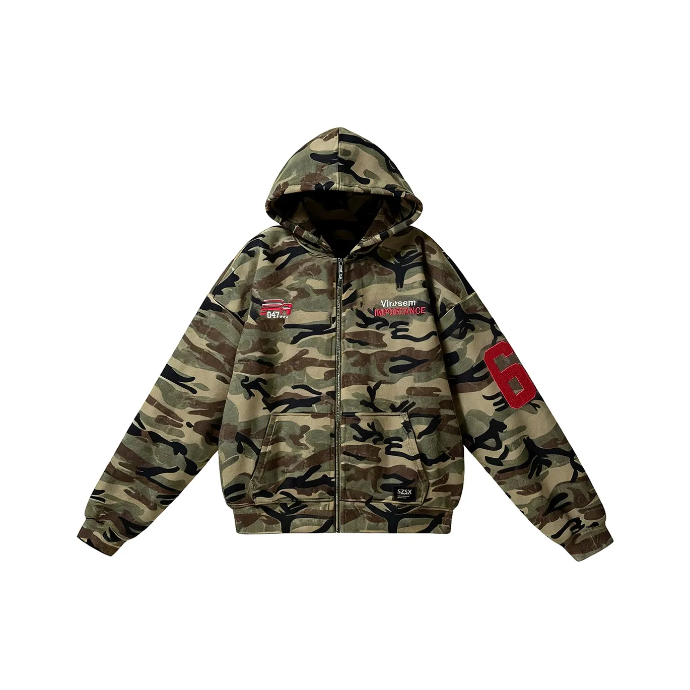 SZSX Камуфляж Унисекс Свитшоты