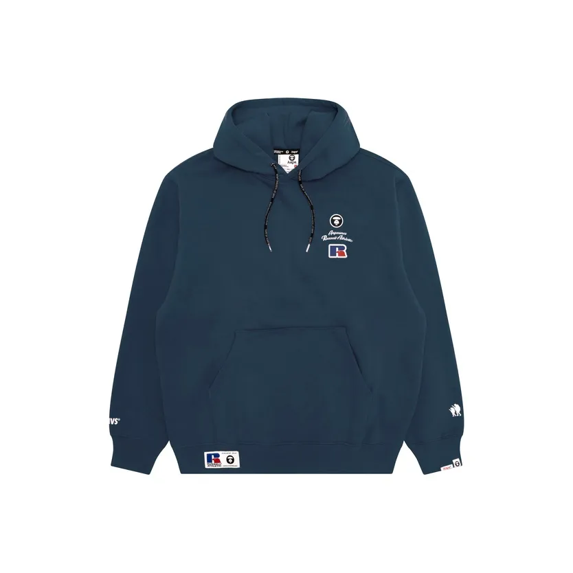 Aape BAPE x Russell Athletic Co Бренд Мужские Свитшоты