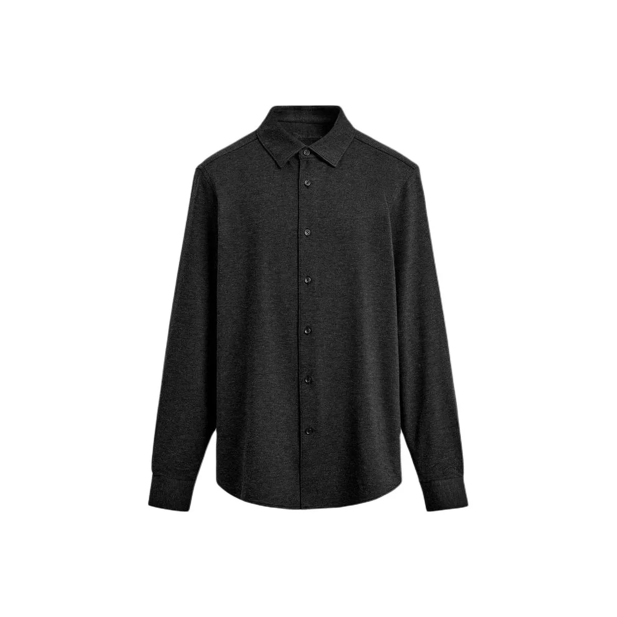 ZARA Норковый мех Коричневый Мужские рубашки