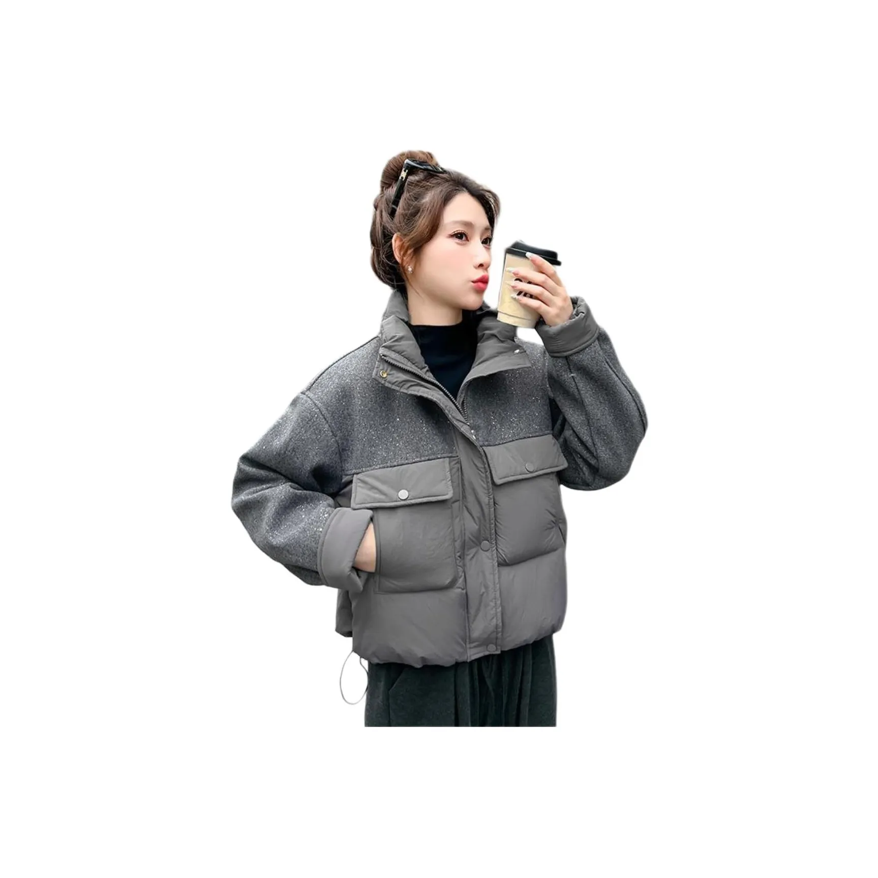 Langqing Хлопок Одежда Женская