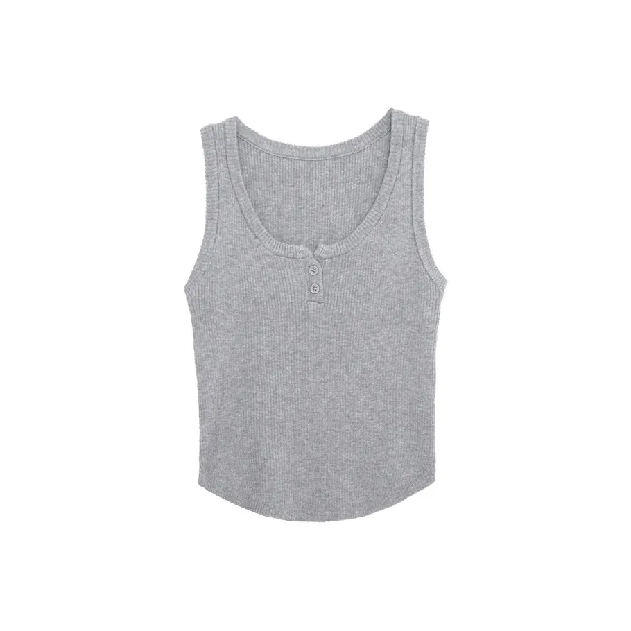 UNSPECIFIED U-образный вязаный жилет для женщин