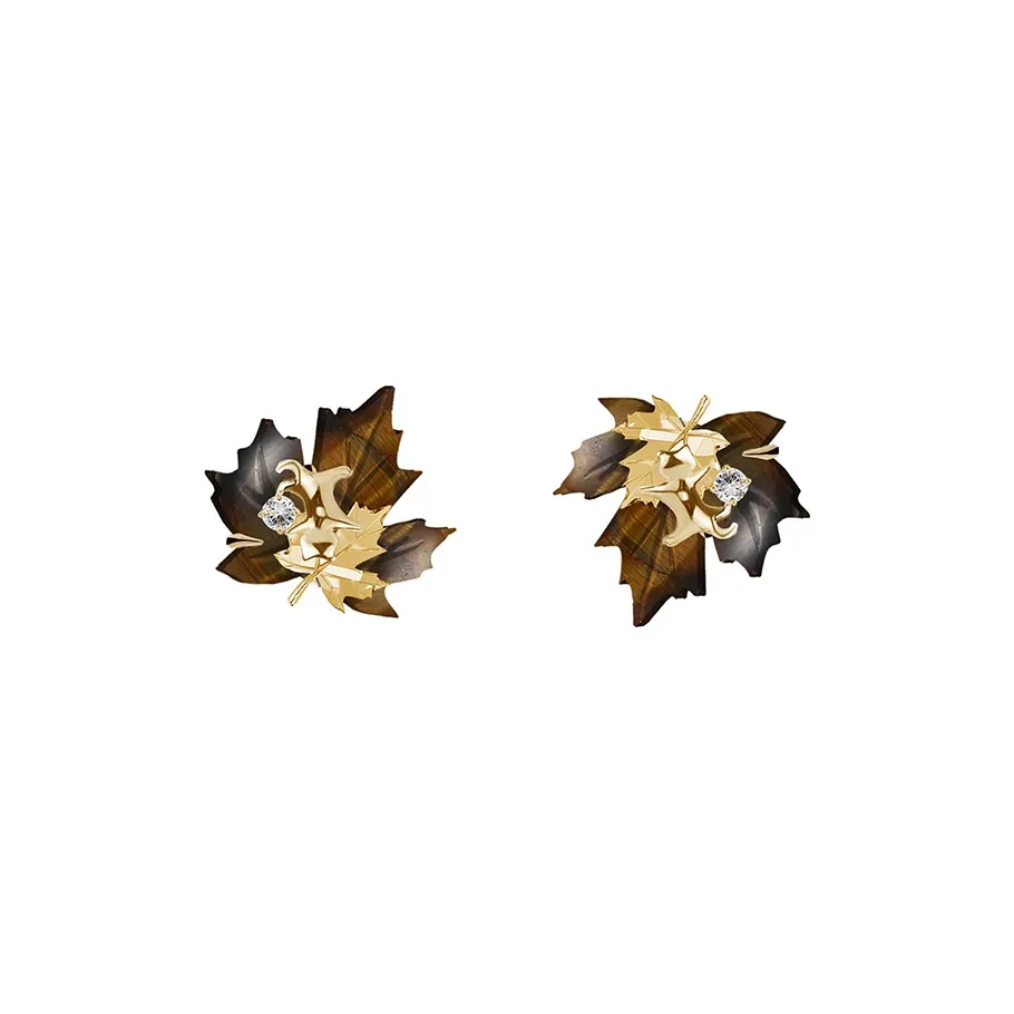 masw Серьги-гвоздики из медного сплава женские