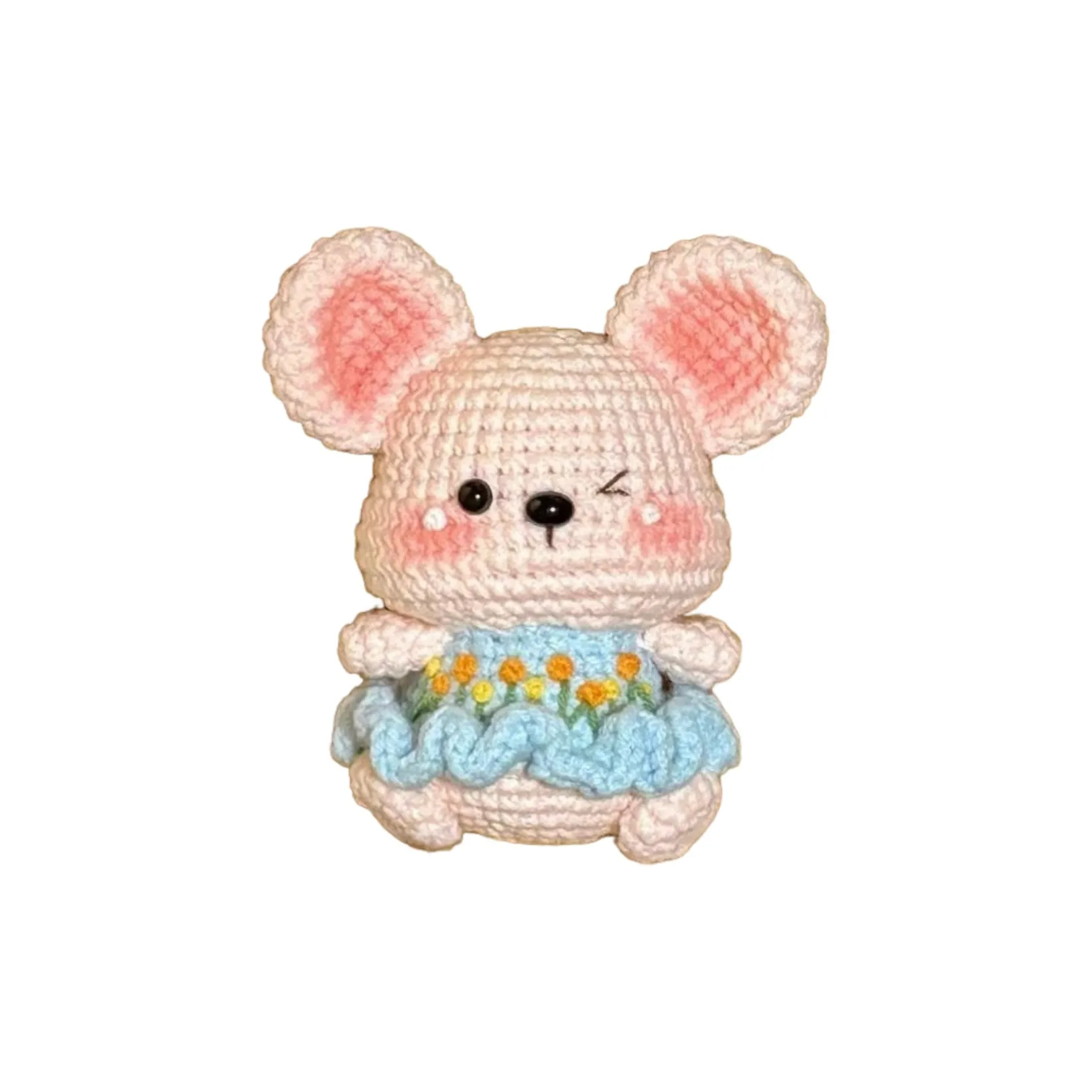 CHUNTUSHU WINK Мышка DIY Материал Набор Ткани вязаные Crochet Пряжа Вязальная игла Сделай сам Универсальный Милый Креативный DIY Игрушки