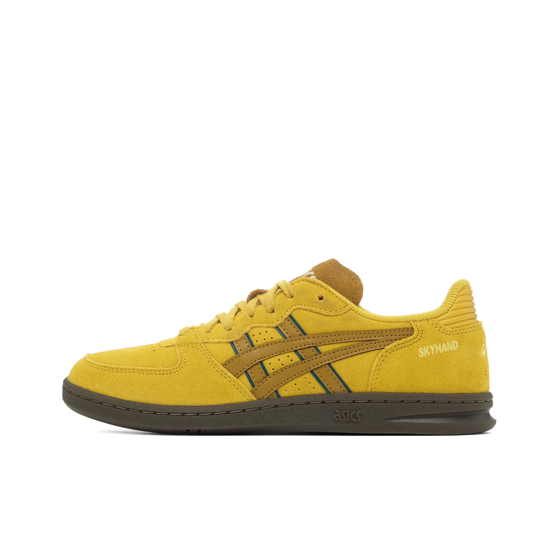 Asics SKYHAND OG Low Топ Кроссовки для скейтбординга Унисекс Имбирно-желтый