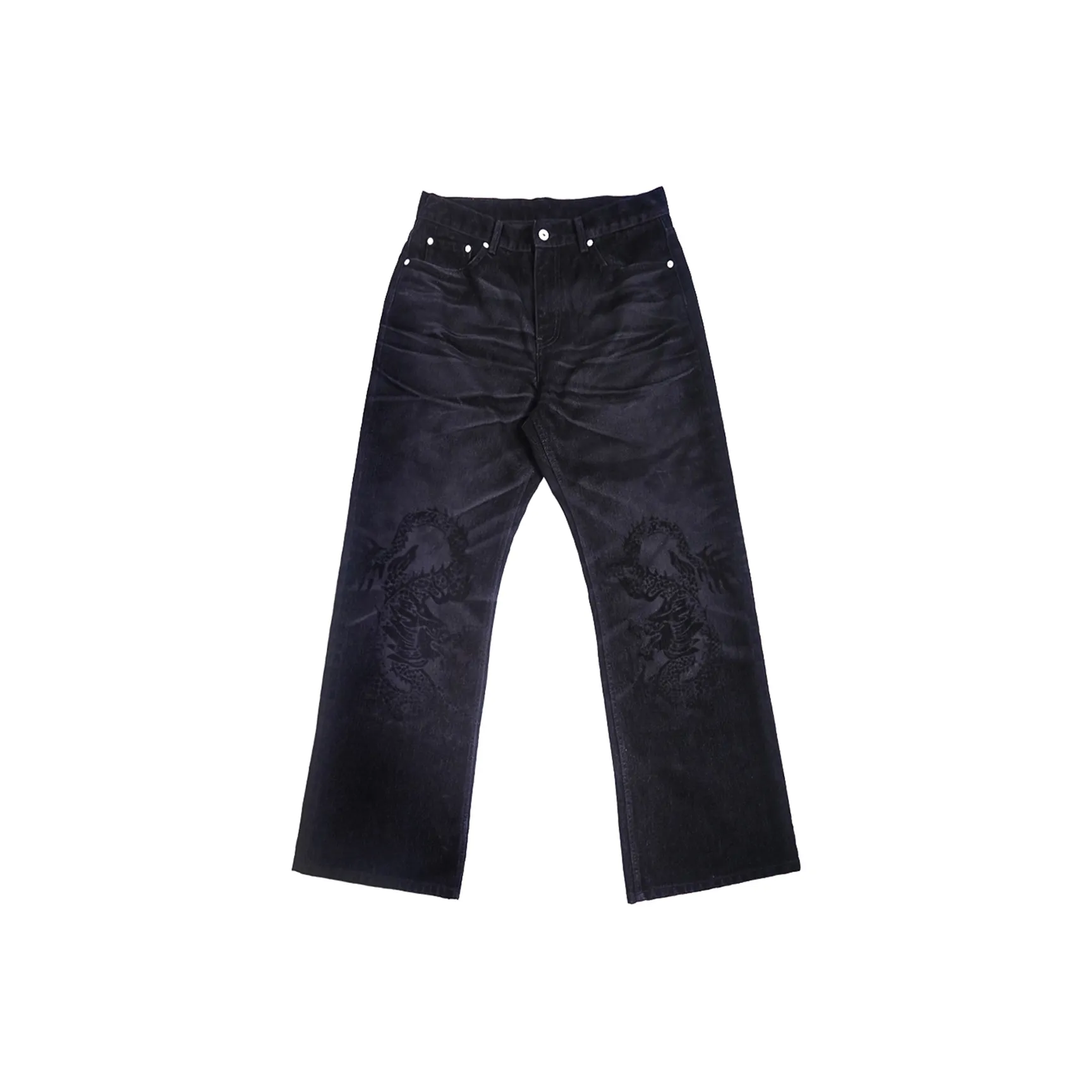 TREMINAL Черные Унисекс Джинсы