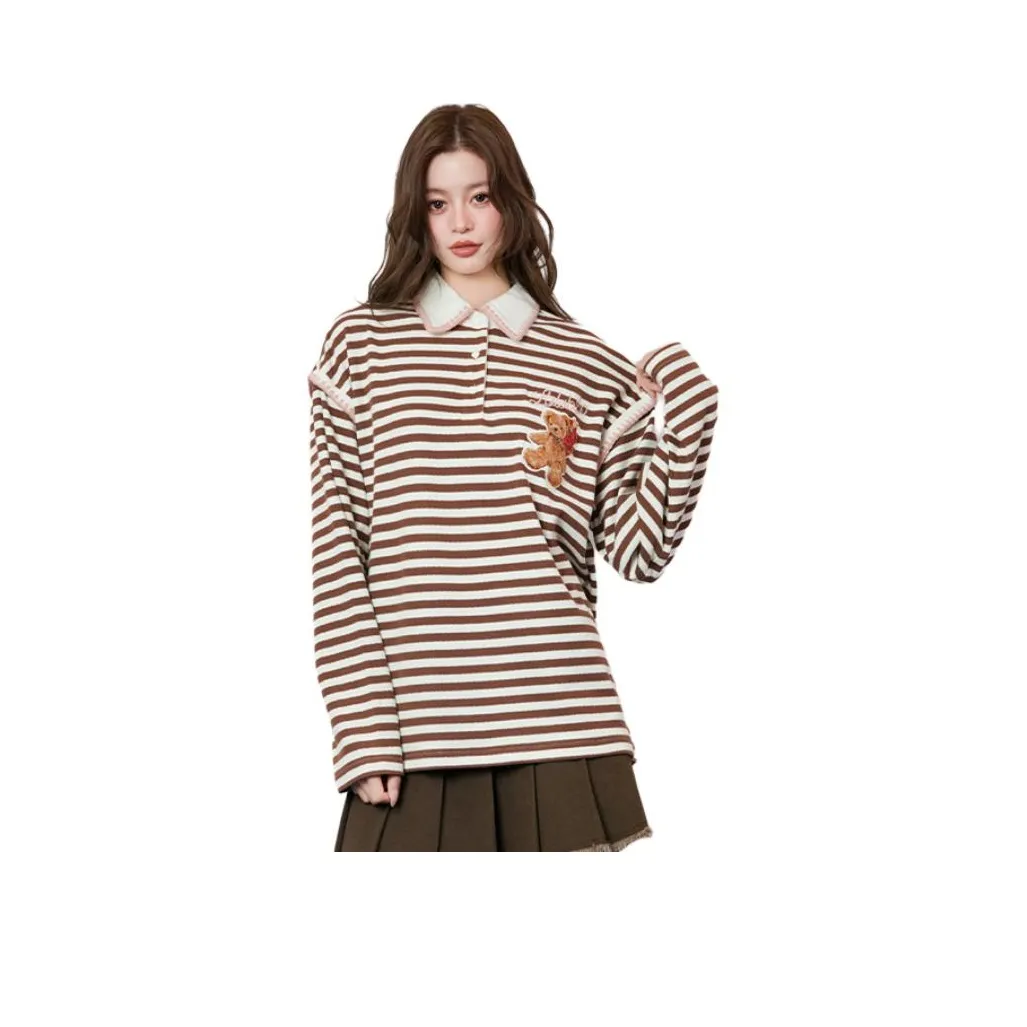 LALABOBO Полосатый свитшот женский