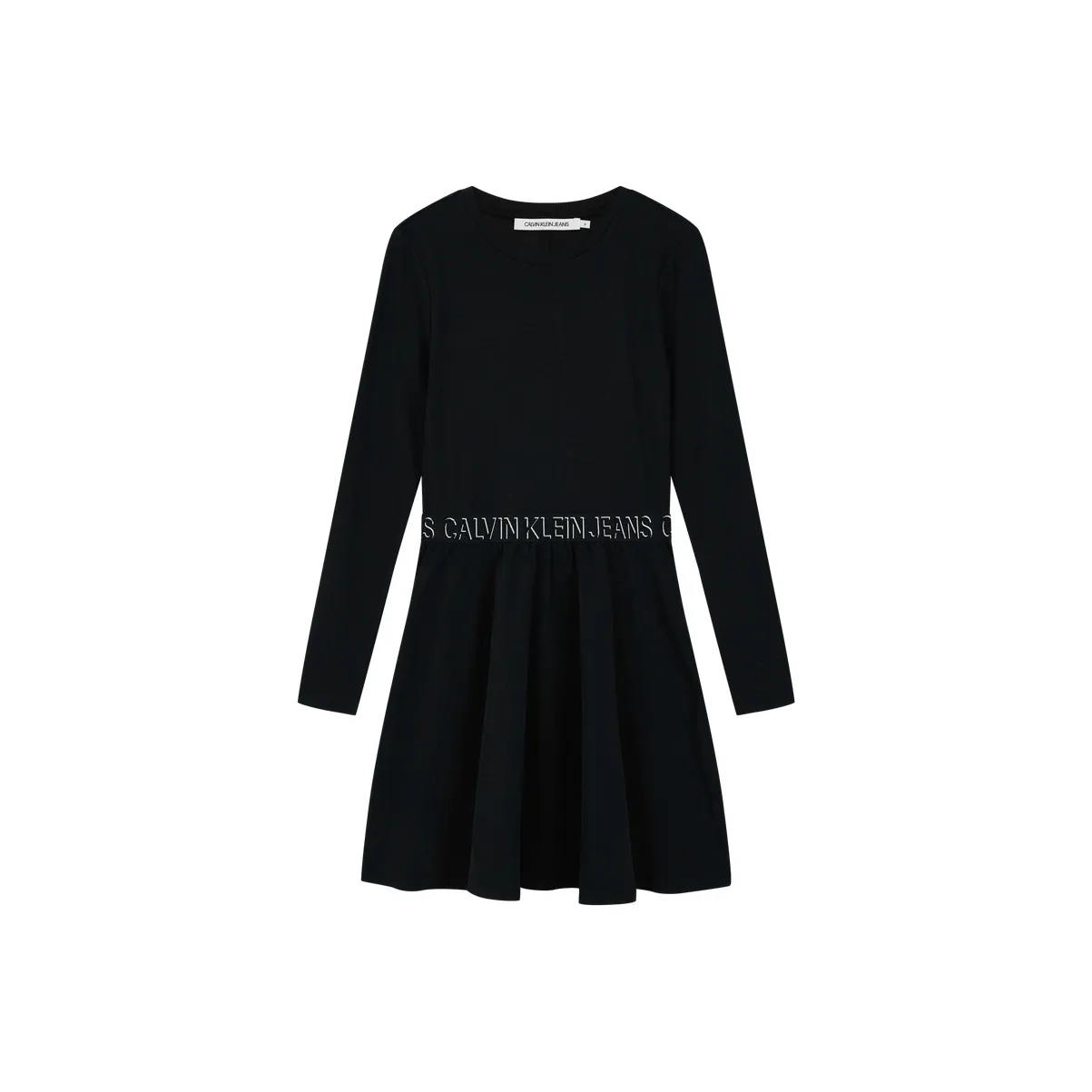 CALVIN KLEIN Длинное платье с длинными рукавами женское