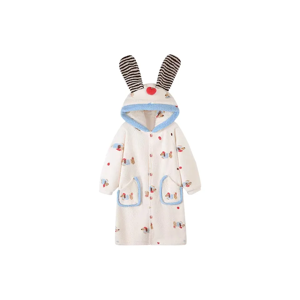 MIMOSA CHUR Dachshund Puppy Халат для сна Женские Банные халаты