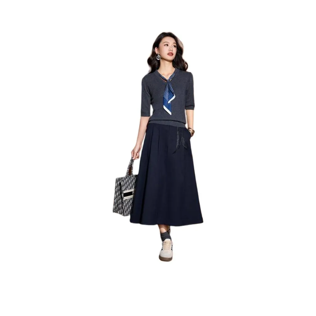 Mylan Серый Женский Комплект с Юбкой