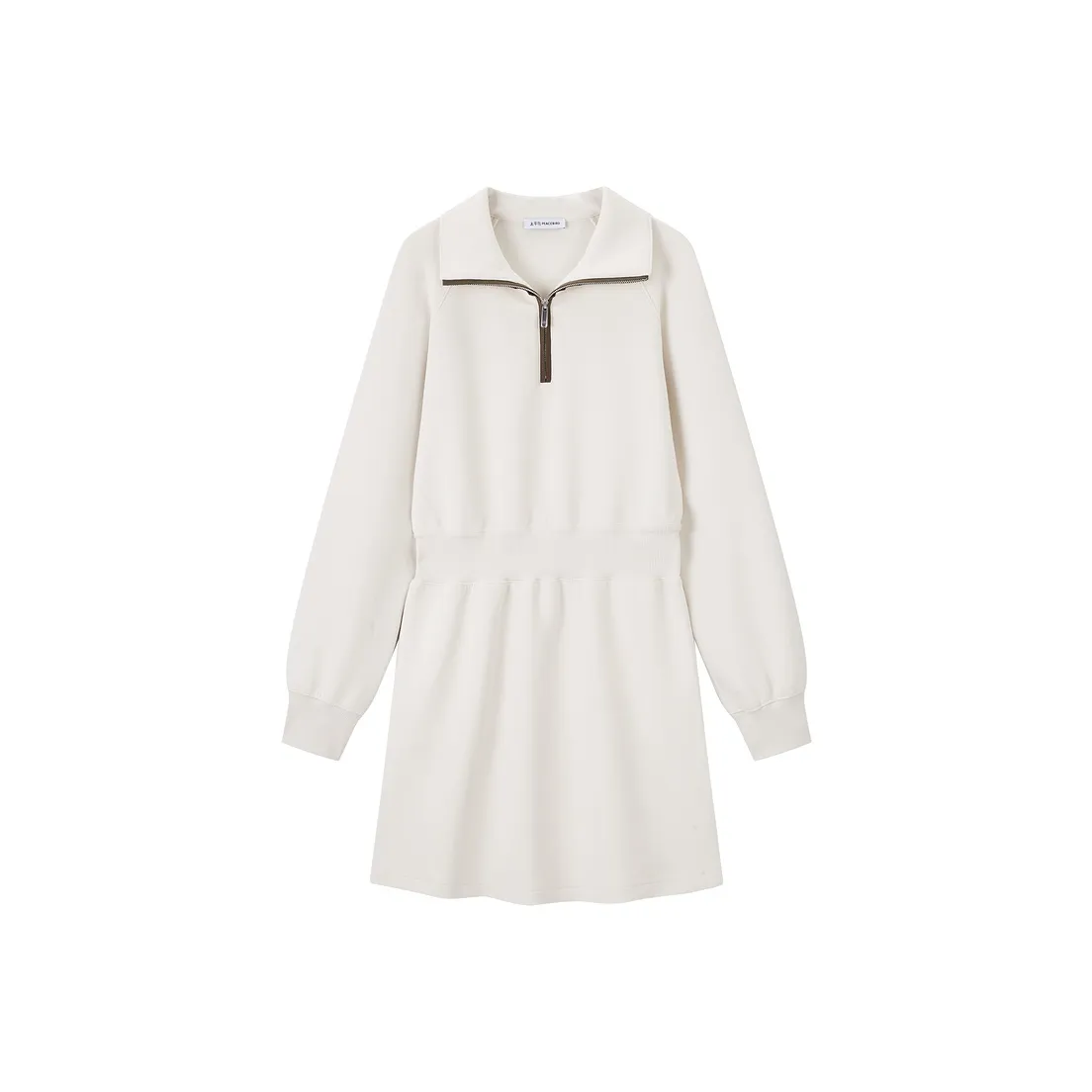 PEACEBIRD Мягкий Белый Женские Длинные Платья с Длинными Рукавами