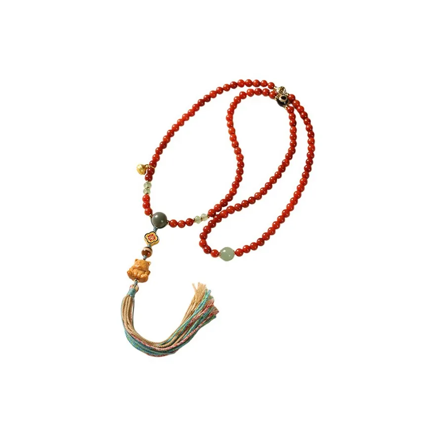 CARAT'S DIARY Цветное стекло Нефритовые ожерелья Женские