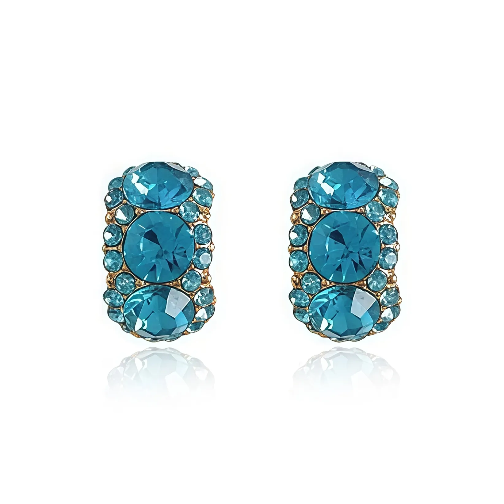 Серьги-гвоздики LNIEER S925 Серебряные Женские