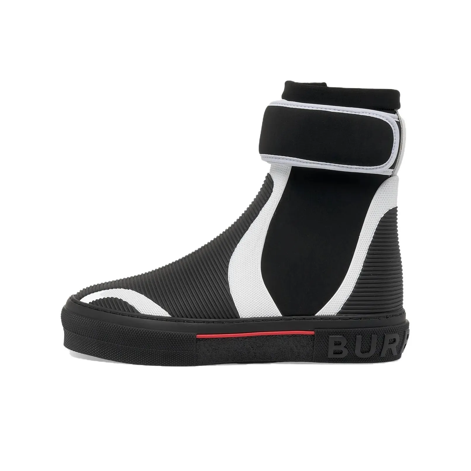 Burberry Skateboard Shoes Men High Top Black