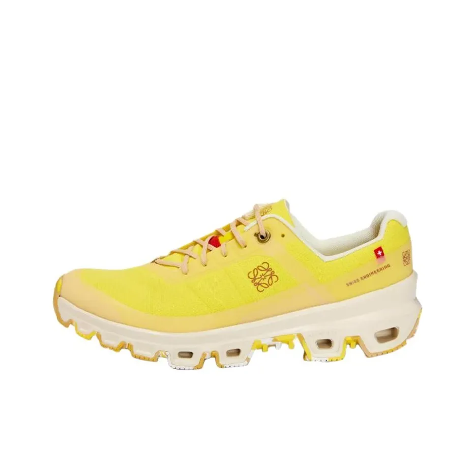On X LOEWE Casual Shoes Women's Low Top Yellow
