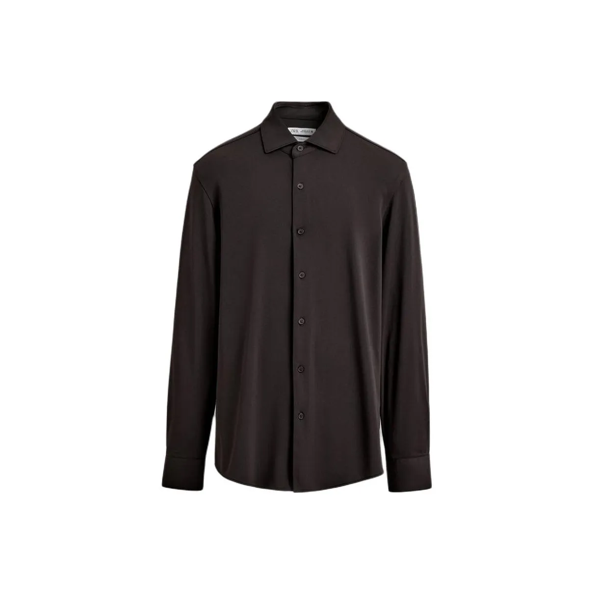 ZARA Шоколад Мужские Рубашки