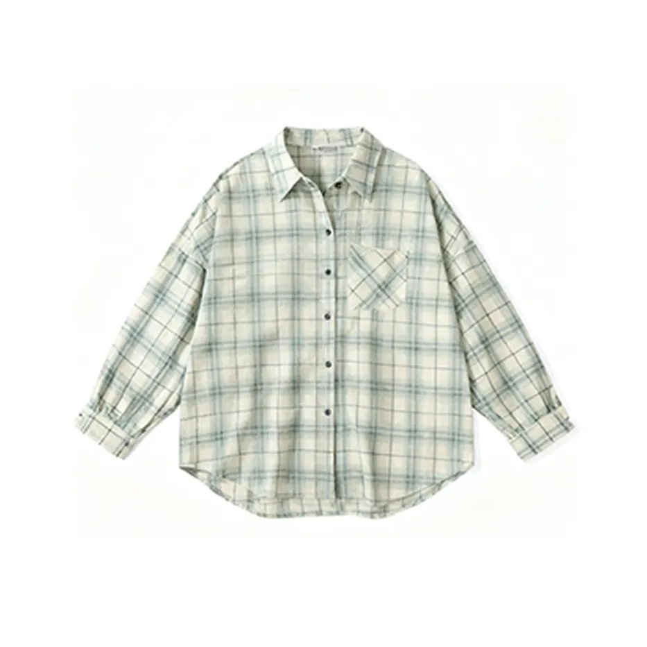 IUNOP Зеленые Женские Рубашки