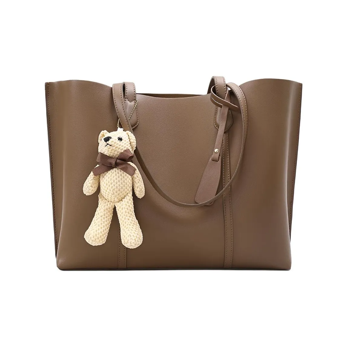 COMELY Коровья кожа с синтетической кожей сумка на плечо тоут стандартный женский голубой абрикосовый дымчато-серый