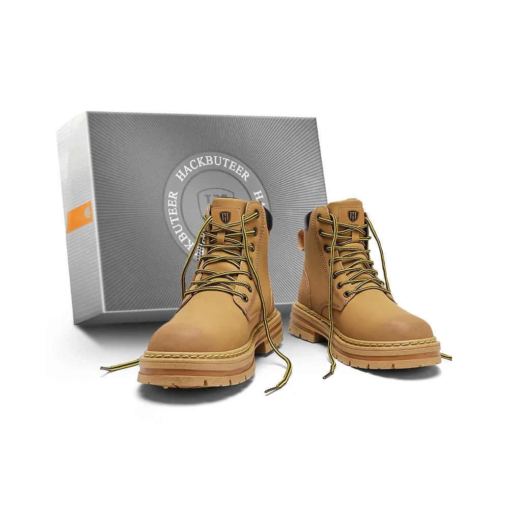 HACKBUTEER Ankle Длина (размер в длину) Мартин Boot Men's Box Включено