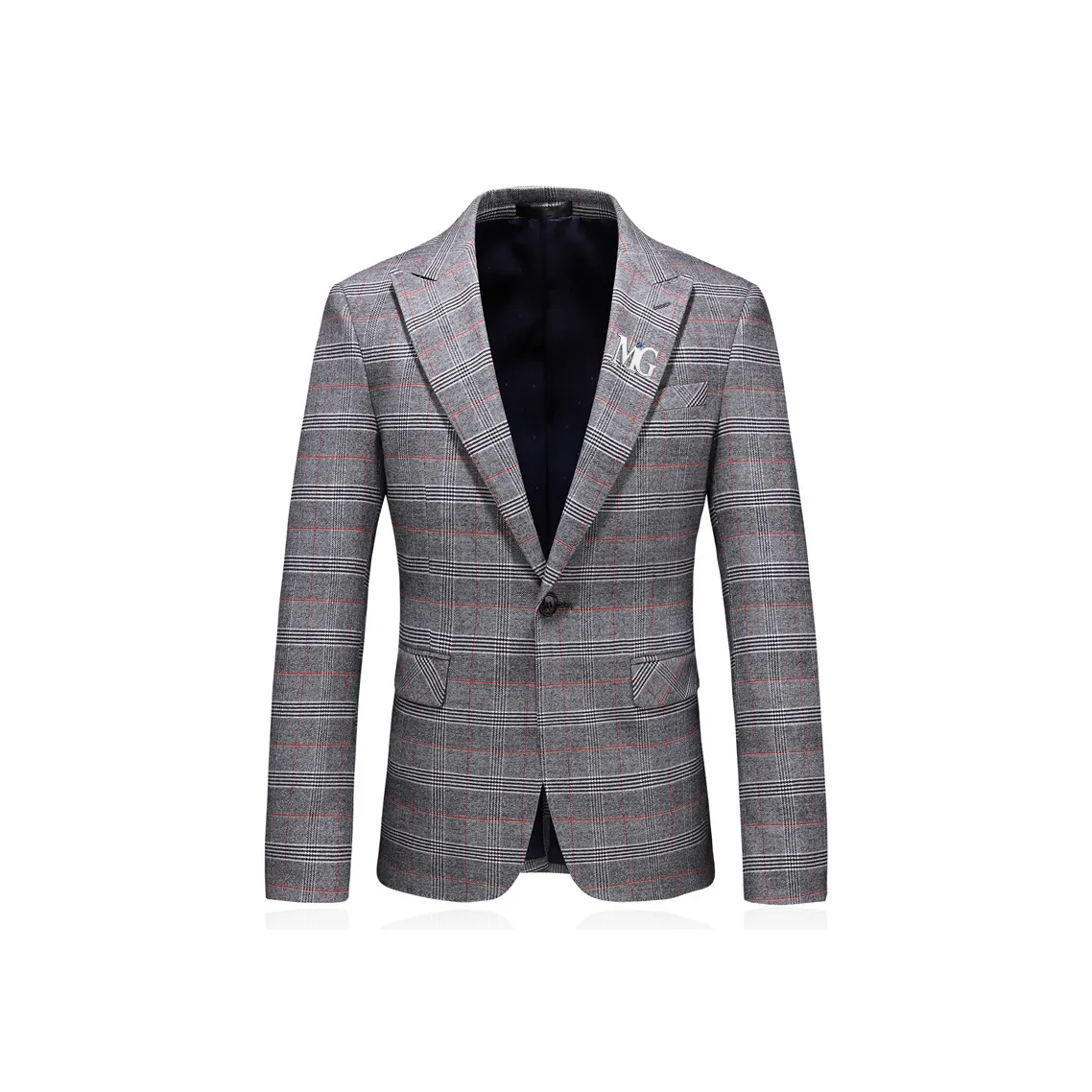 MG Светло-серый Мужской Деловые костюмы