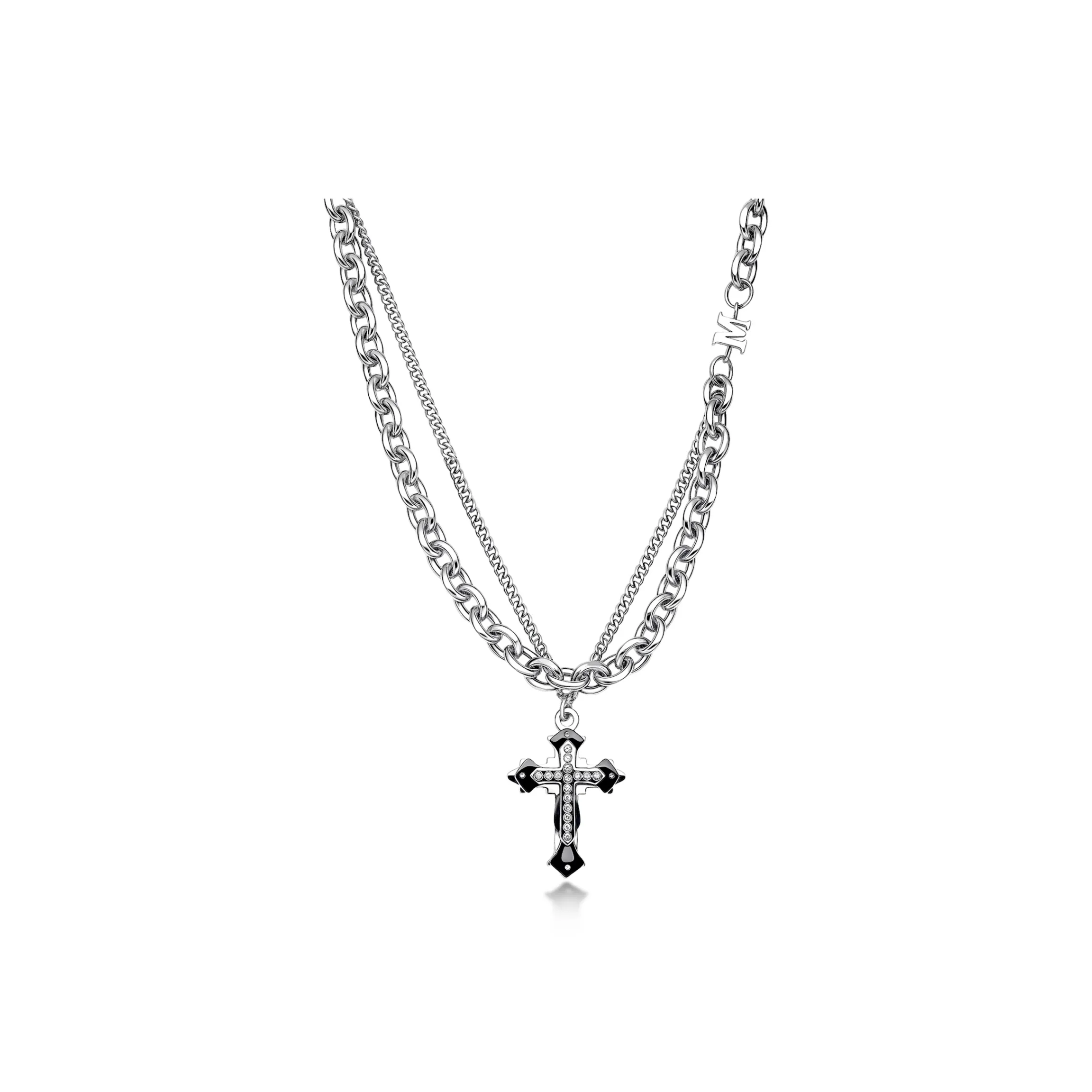 FAIRWHALE Титановые стальные ожерелья унисекс