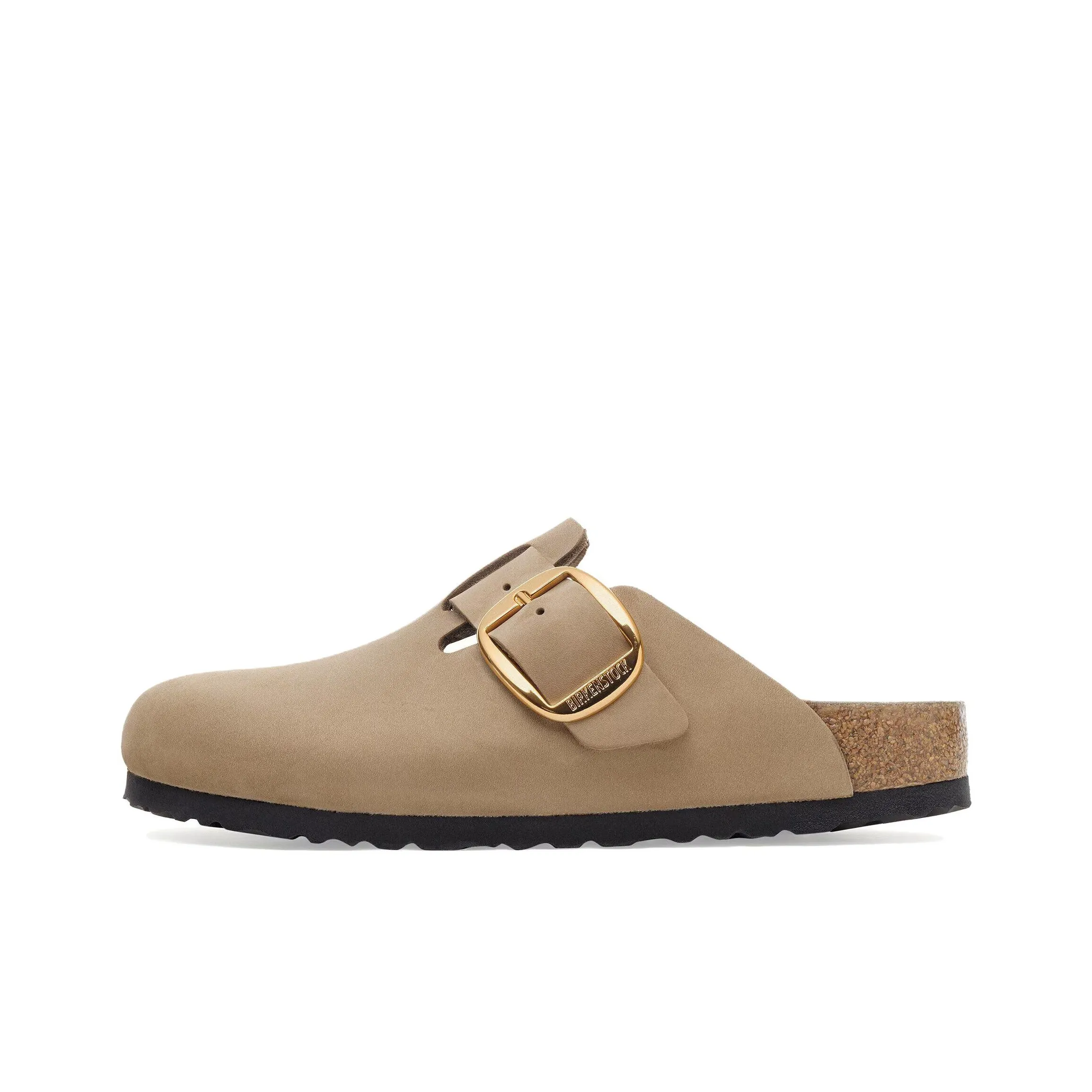 Биркенсток Бостон Большой Застежка Домашние Тапочки Унисекс Коричневый Стандартный Свободный крой