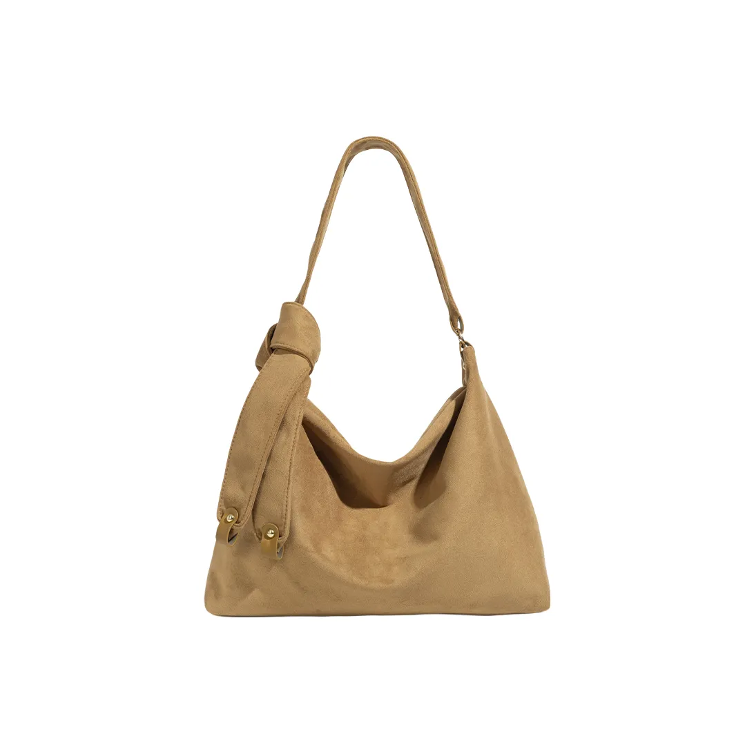 Younger Song Замша Сумка через плечо Женская Коричневый Розовый Кофейный