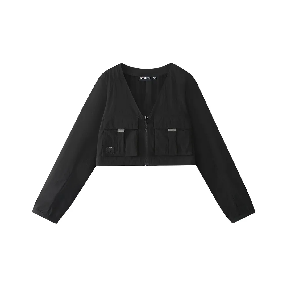 FILA FUSION Ткани вязаные Рубашка Одежда Комплекты Женские Глубокий черный