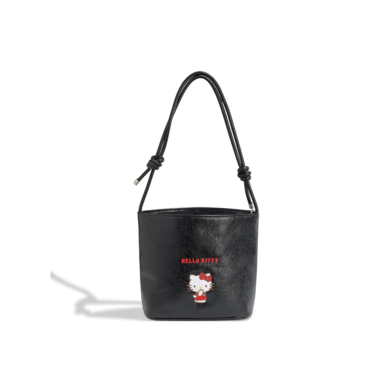 Sanrio Hello Kitty PU (полиуретан) Сумка Стандартная Женская Черная