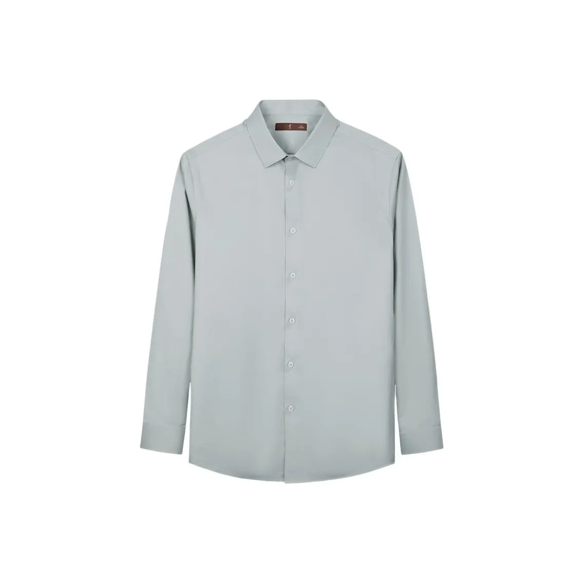 Wit Серый Зеленый Мужские Рубашки