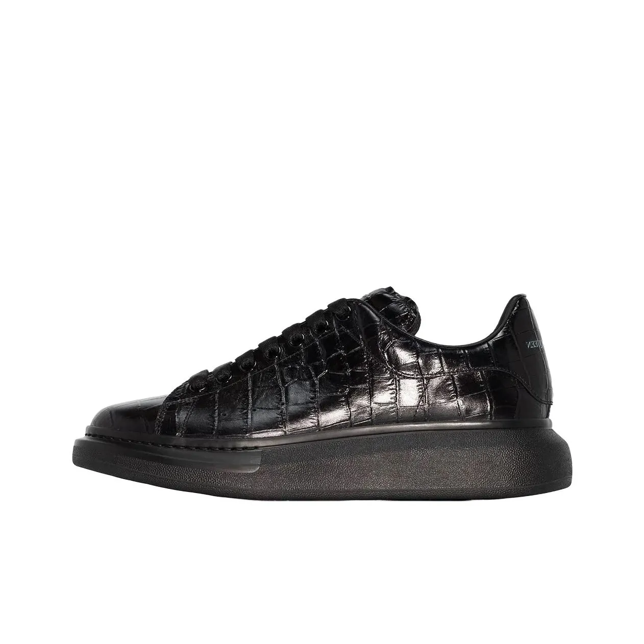Alexander McQueen Oversized Sneaker Skateboard Shoes Men Low Top Black