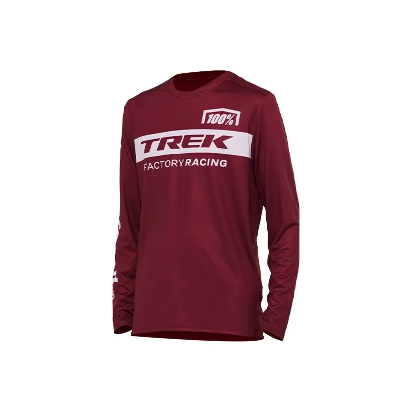 Trek Темно-красная унисекс велосипедная одежда