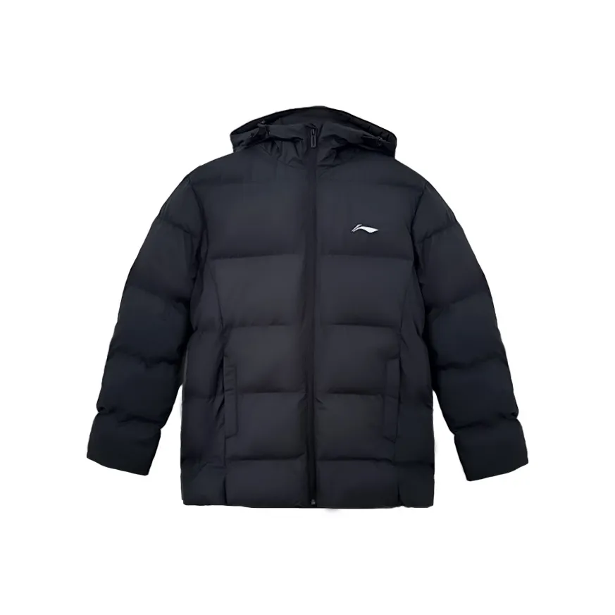 Лайнер 2025 Winter Пуховик Унисекс Черный