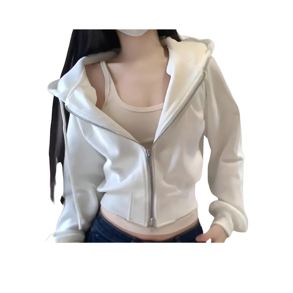 HKPXR Белый Женский Свитшот