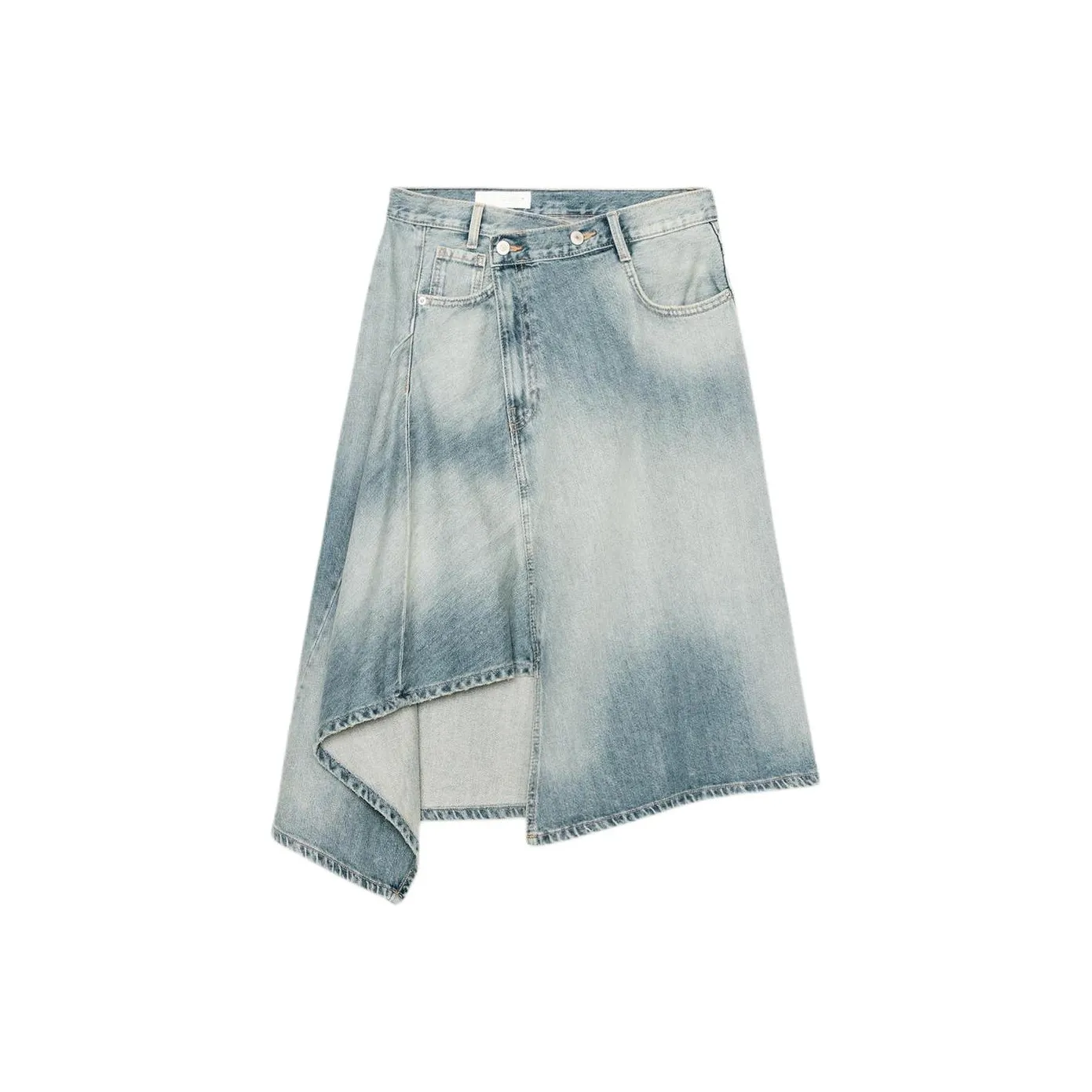 ZARA Trf Denim Long Skirt Women's