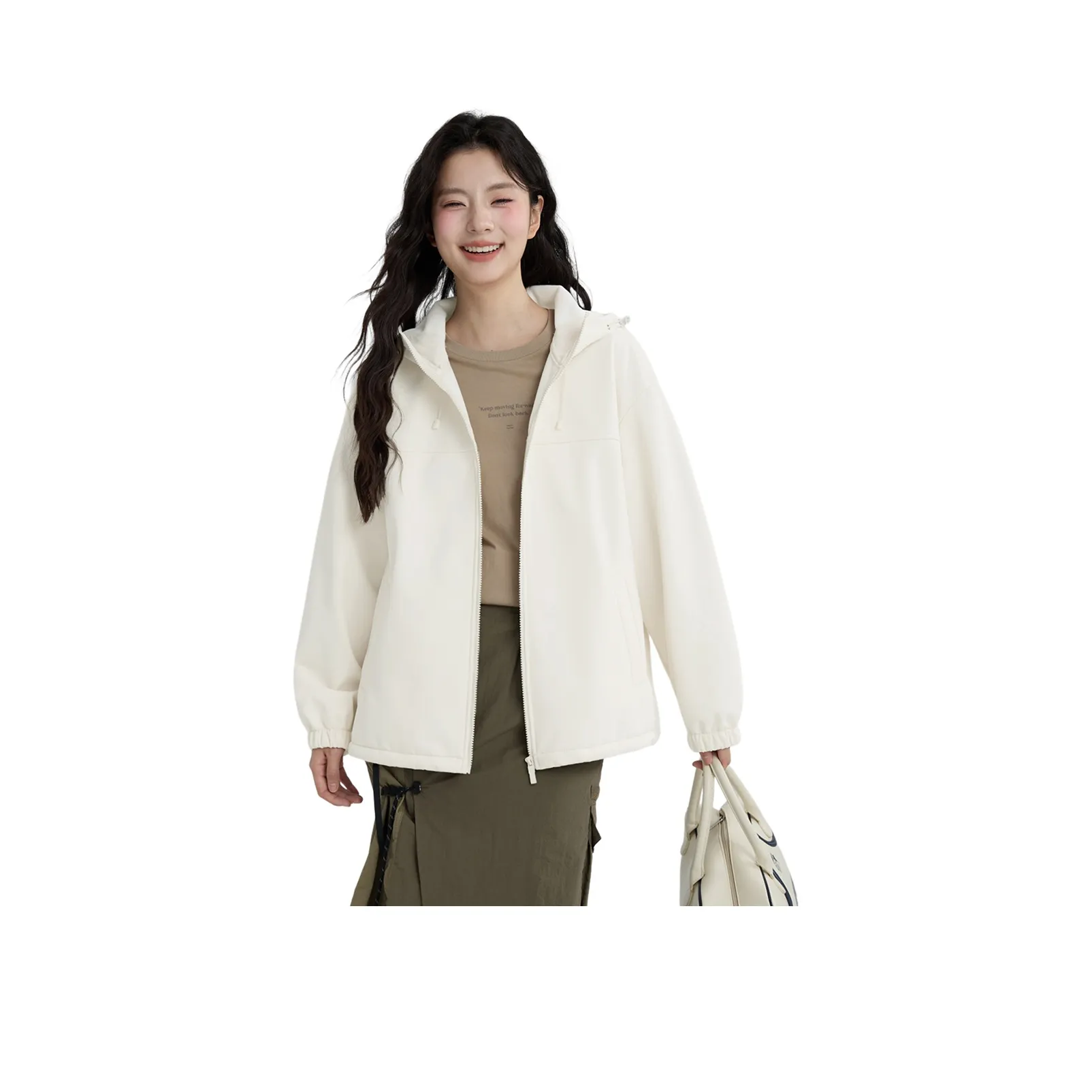 Miniso Мягкая Оболочка Куртка Женская