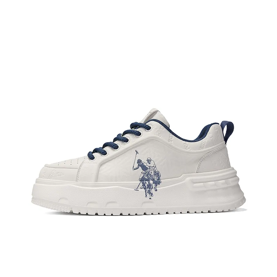 U.S. POLO ASSN. Высота Увеличивающие Устойчивые к Износу Противоскользящие Низкие Кроссовки для Скейтбординга Мужские