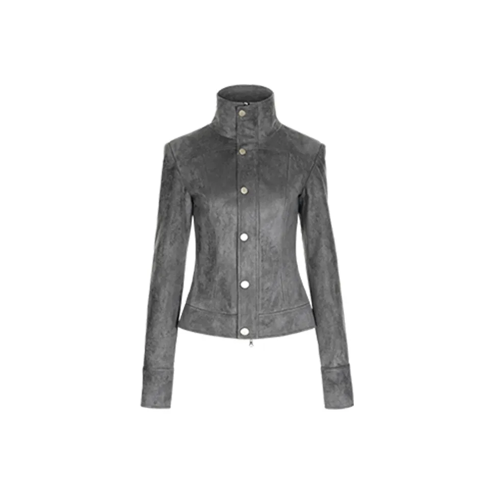 HYTE MOLY Металлический Серый Женский Куртки