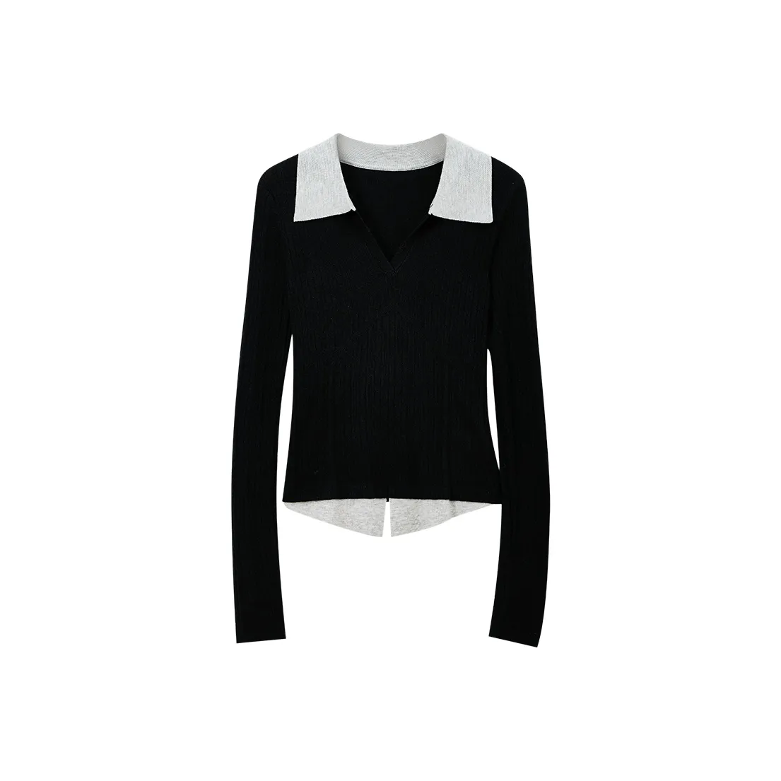 SUSANSAN Хепберн-черный Женский Трикотаж