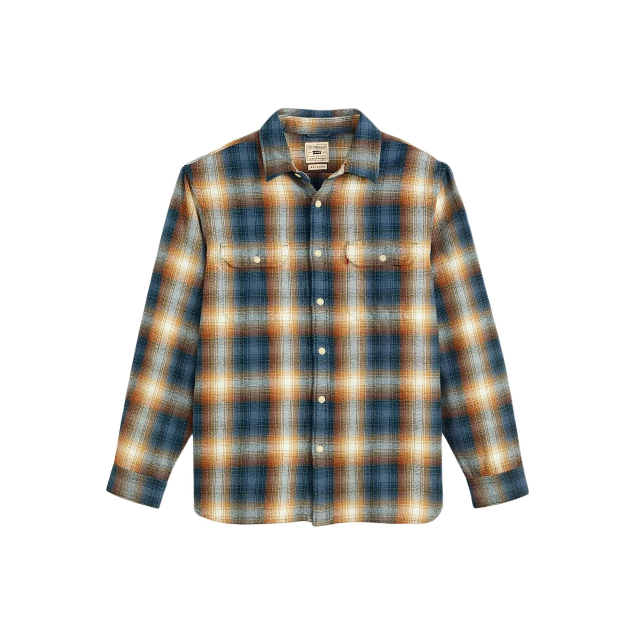 Levis Blue Men's Shirts Левис Синие Мужские Рубашки